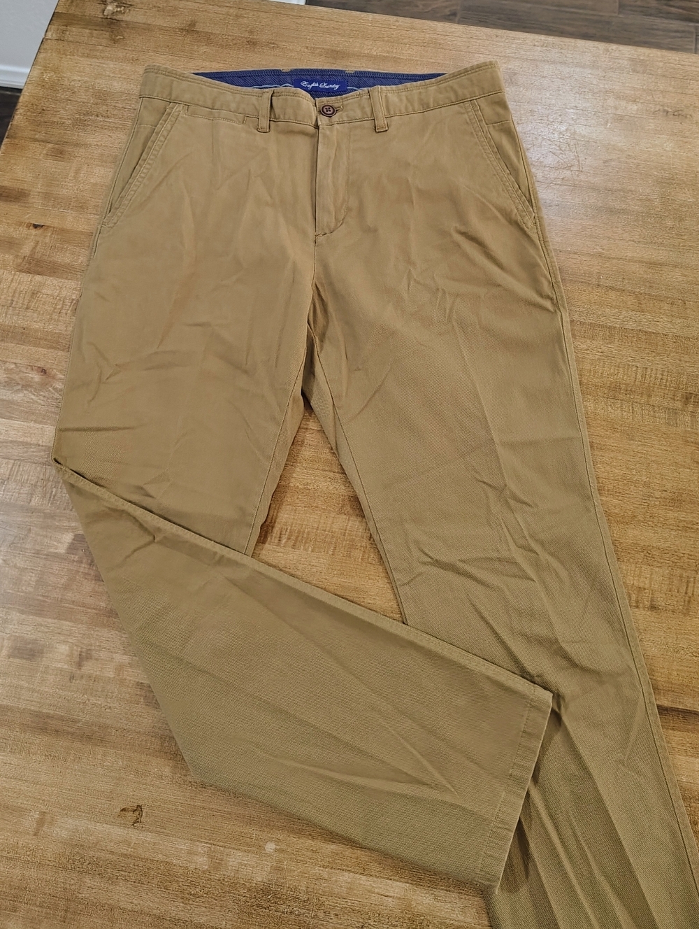 ENGLISH LAUNDRY Tan Textured Chino Pants Size 32